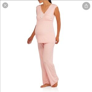Maternity, nursing pajamas